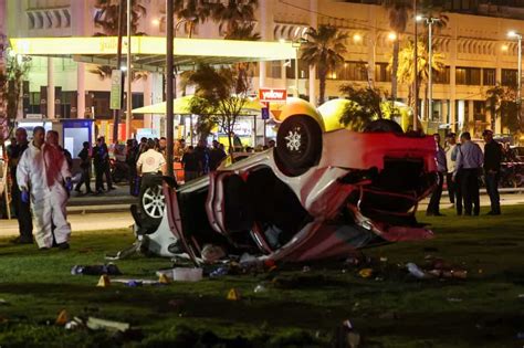 Tel Aviv car attack kills Italian tourist, injures 7 others